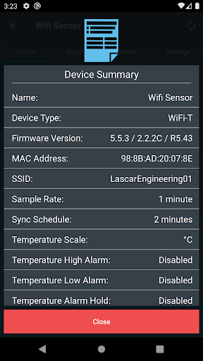 LuxQM Cloud Screen 3