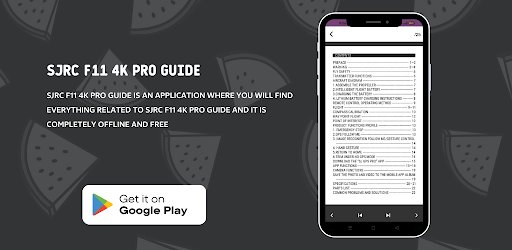SJRC F11 4K Pro Guide Screen 3