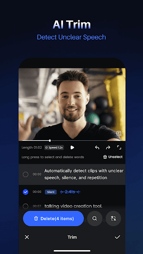 Vmake: AI Talking Video Editor screenshot 6