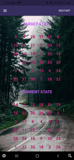 8 Puzzle game Screen 3