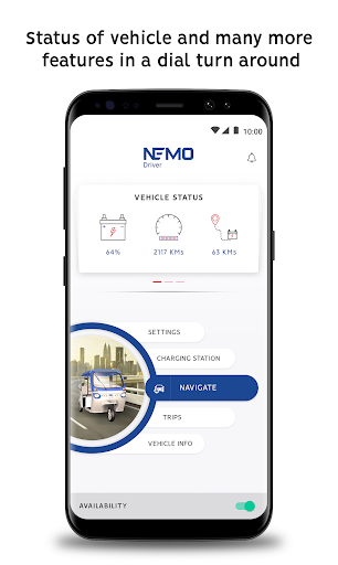 Nemo eRide Driver Screen 3