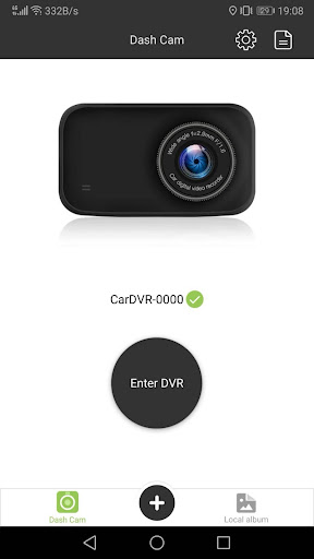 Android application Uniden DV screenshort