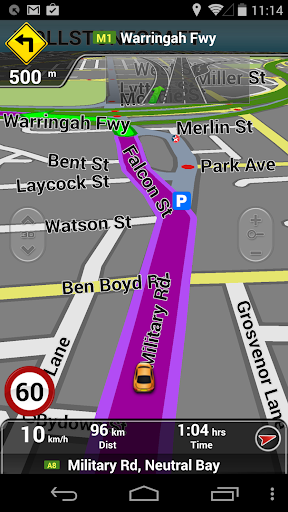 Android application Metroview OSM screenshort