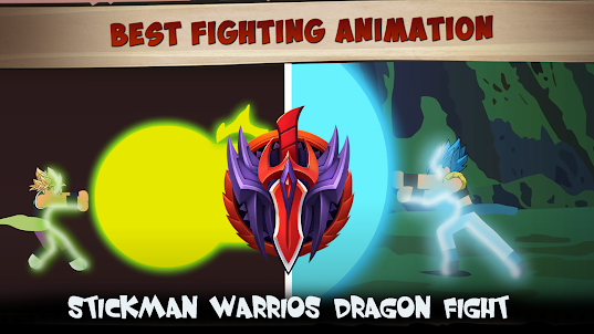 Stickman Warriors Dragon Fight