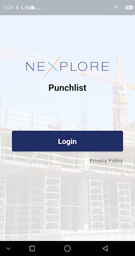 Android application Nexplore Punchlist screenshort