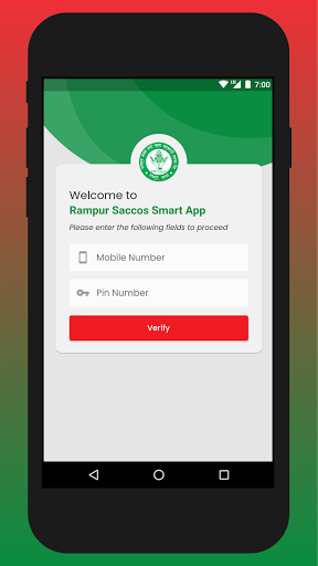 Android application Rampur Saccos Smart App screenshort