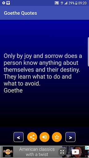 Goethe Quotes Screenshot 1 - AppWisp.com
