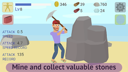 Mining Clicker Axe and Hammer