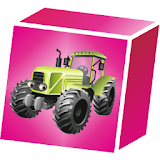3D Block Cubes: Tractor Series icon