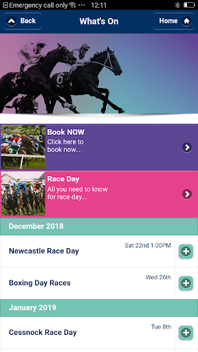 Newcastle Racecourse Screen 3