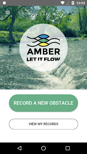 Android application Barrier Tracker screenshort