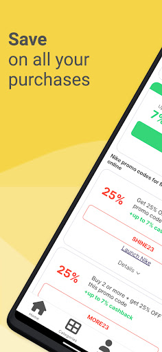 Android application Widilo: Cashback & Vouchers screenshort
