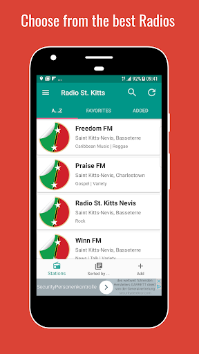 St. Kitts Radio Screen 3