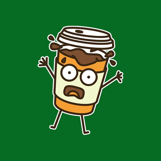 Coffee stickers for WhatsApp logo