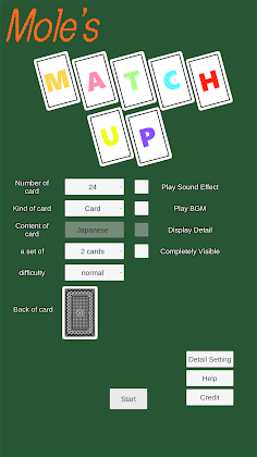 Mole's Match-up - Screenshot 2
