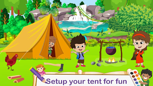 Pretend Play Wildlife Camping Adventure  screenshots 5