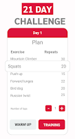 screenshot of BeFit21 - bodyweight workouts