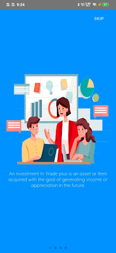 Android application Tradeplus screenshort