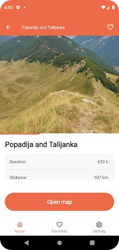 Tracking Travel Screen 2