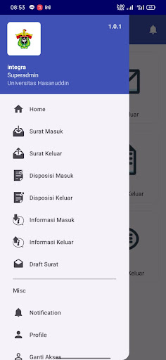 eOffice UNHAS Screen 2