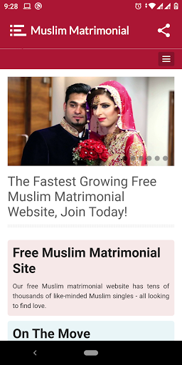 Muslim Single Matrimonial Screen 2