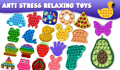 Pop It Anti Stress Simulator Mind relaxing toys  screenshots 1