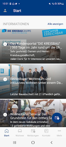 Android application Kreisbau-App screenshort