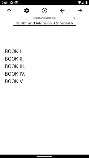 Android application Book, Night and Morning, Compl screenshort