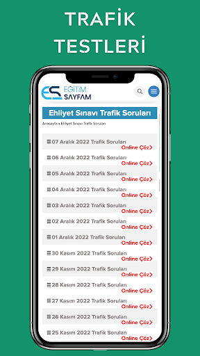 Ehliyet Testleri Çöz Screen 3