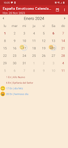 España Emoticono Calendario
