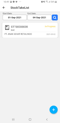 iReach Stock Take Screen 3