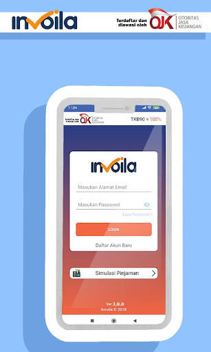 Android application Invoila - Pinjaman Modal Usaha screenshort