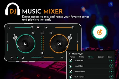 DJ Music Mixer & Audio Editor