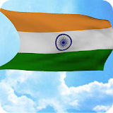 3D India Flag Live Wallpaper icon