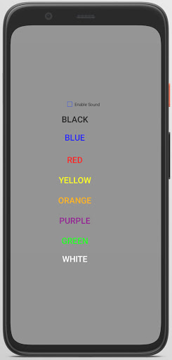 Screen Colors(Burn-in Tool) Screen 2