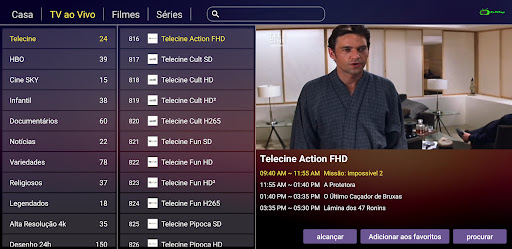 Sstvtop player ibo Screen 2