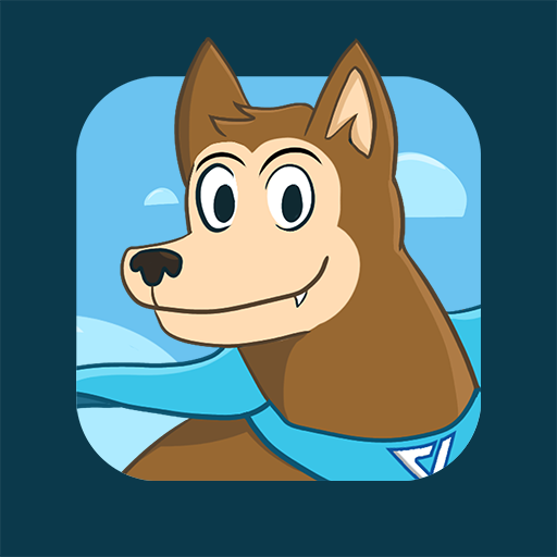 Paws of Justice: Astro Dog logo