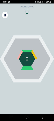 Hextris Screen 2