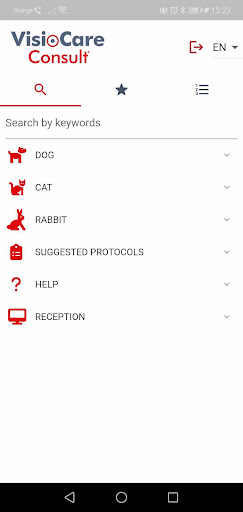 Android application VisioCare Consult Mobile screenshort