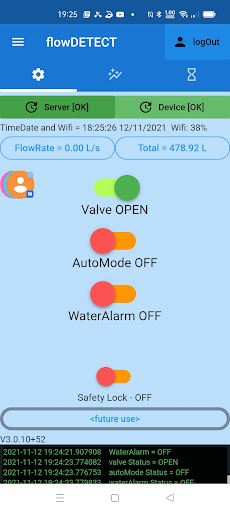 Android application flowDETECT screenshort