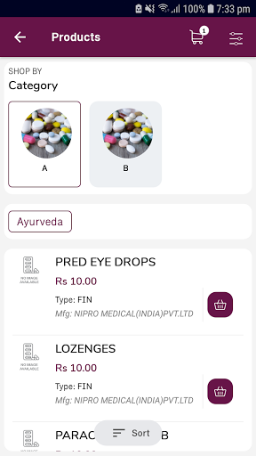 KauveryMeds - Online Pharmacy Screen 3
