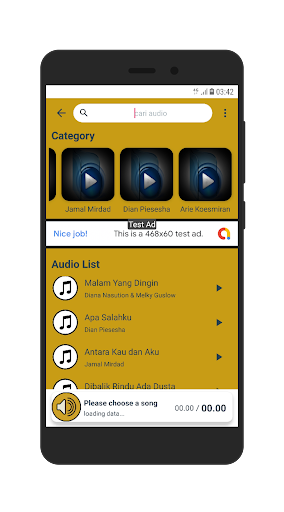 Android application Tembang Kenangan 80an 90an screenshort