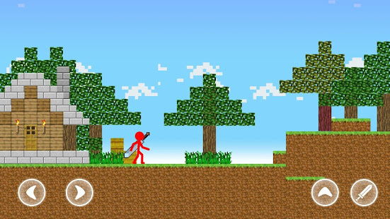 Red Stickman Parkour Fighter 1.1.2 APK screenshots 2