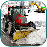 Winter Snow Excavator Crane Op icon