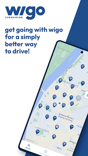 Android application wigo carsharing screenshort
