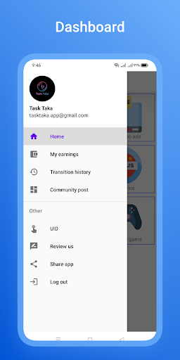 Android application TaskTaka screenshort