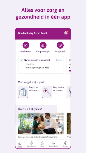 Android application IZZ Zorgverzekering screenshort