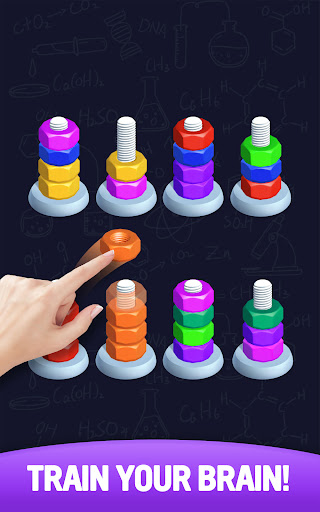 Sort puzzle-Nuts and Bolts