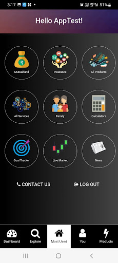 Value Link Investment services Screen 2