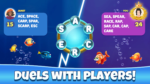 Screenshot of Gold for words: anagram games